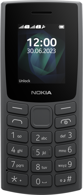 Nokia 105 2G 2023 Mobile Phone Charcoal