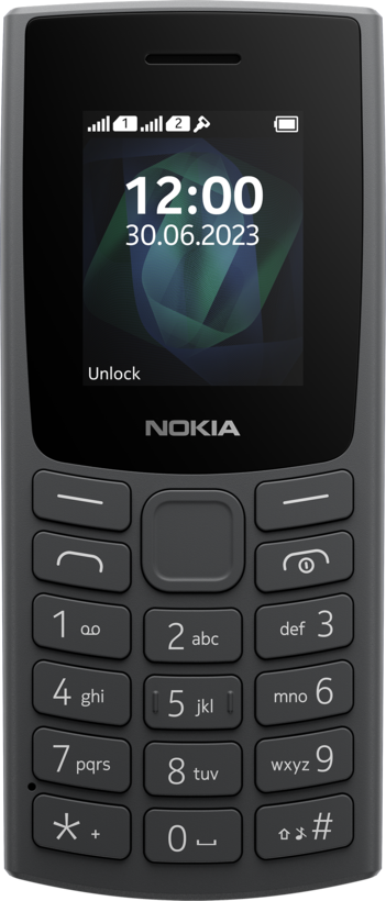 Nokia 105 2G 2023 Mobiltelefon charcoal