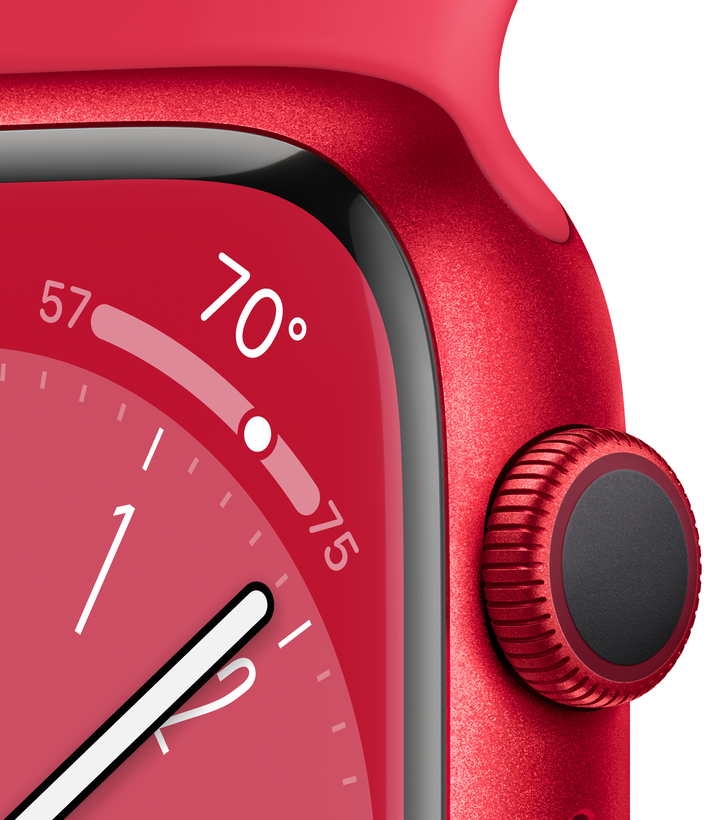 Apple Watch S8 GPS 45mm Alu RED
