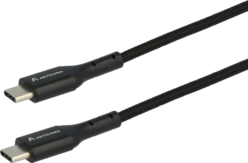 Câble USB 2.0 C m. -C m., 1 m, noir