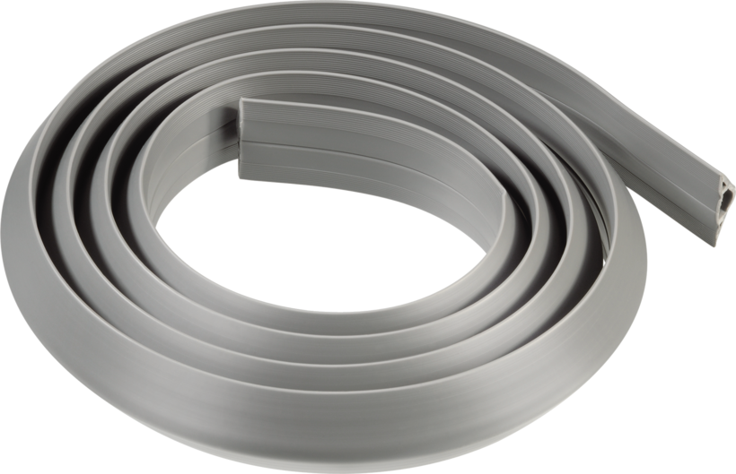 Gaine câbles semi-circ 70x21mm 1,8m gris
