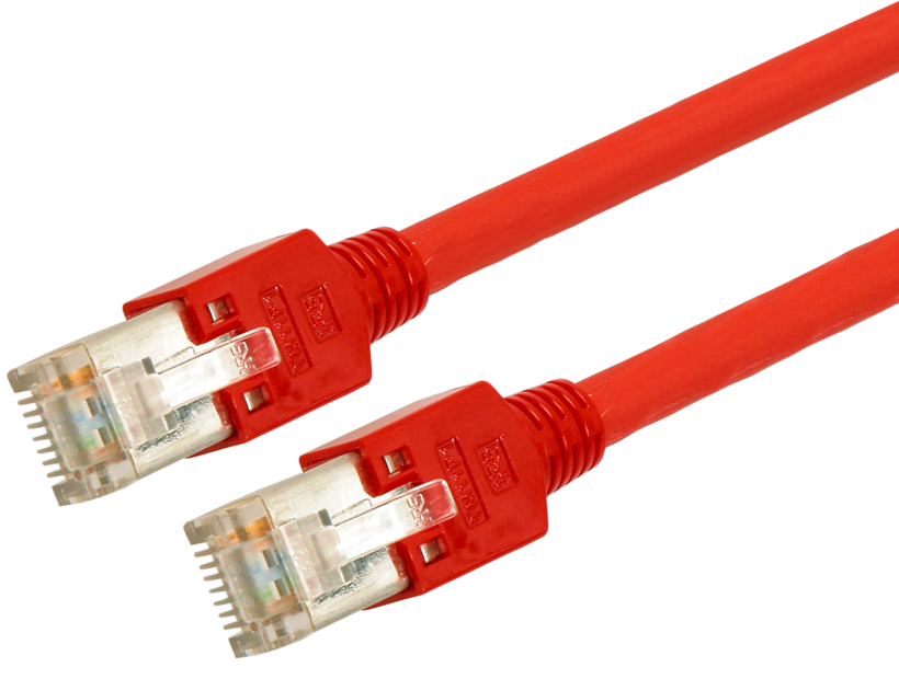 Patch Cable RJ45 (X) SF/UTP Cat5e 3m Red