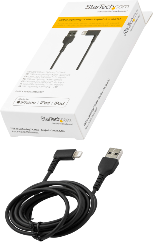Cabo StarTech USB tipo A-Lightning 2 m