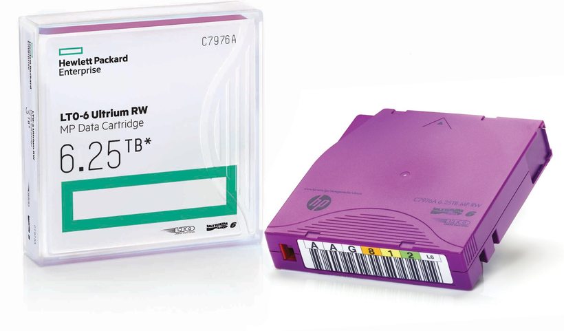 HPE LTO-6 Ultrium (MP) Tape + Label