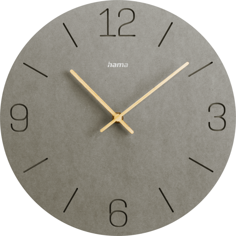 Hama Kreta Wall Clock Grey