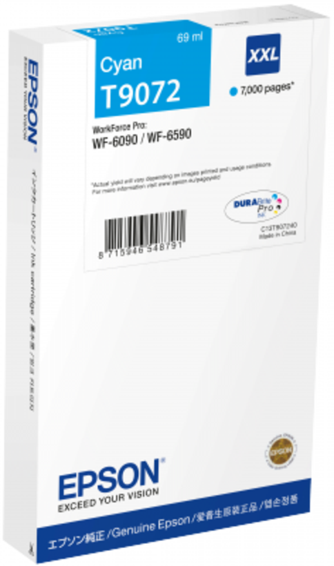Epson T9072 Ink Cyan