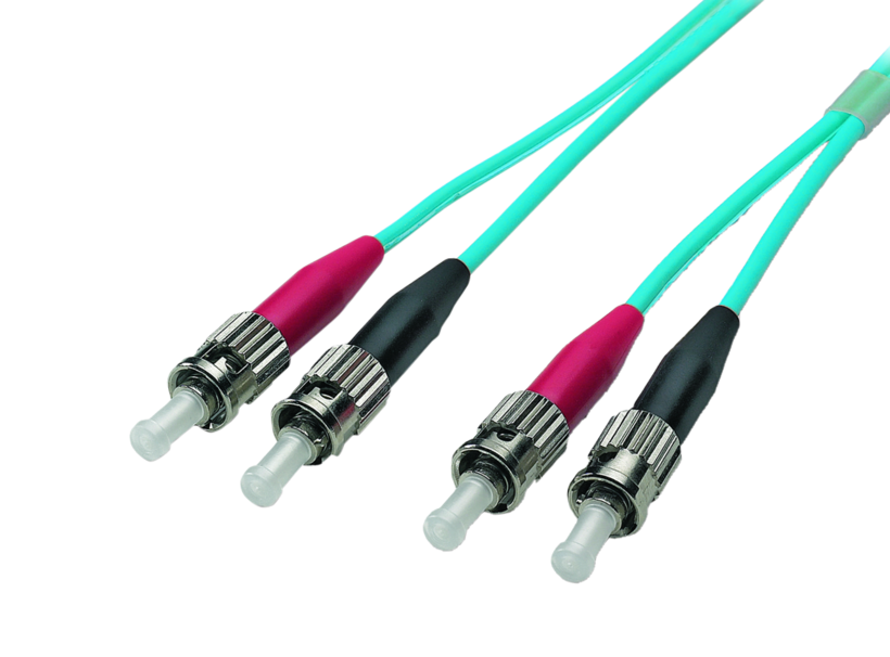 FO Duplex Patch Cable ST-ST 50/125µ 1m