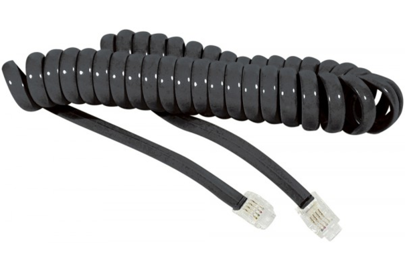 Cable RJ9 4/4 Black 2m