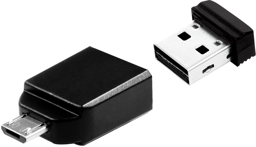 Clé USB 16 Go Verbatim NANO + adaptateur