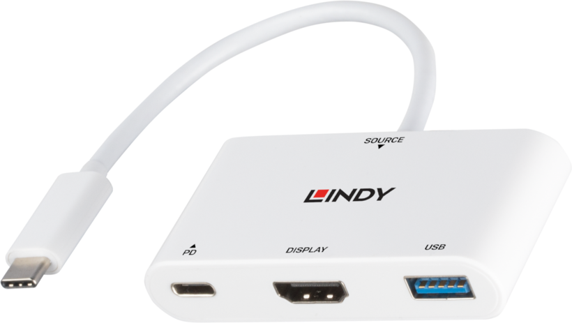 Adapter USB 3.0 C/m - HDMI+USB/f