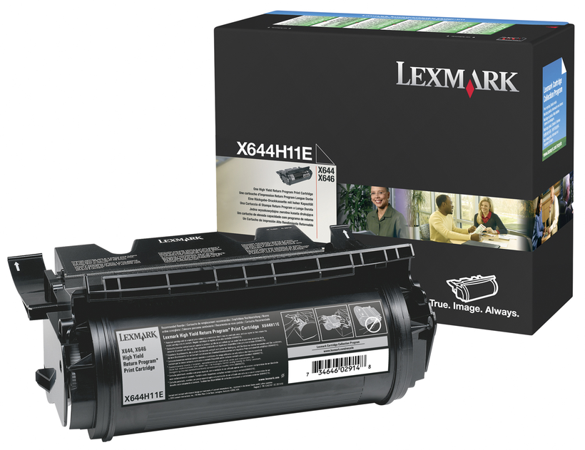 Lexmark X64x toner fekete