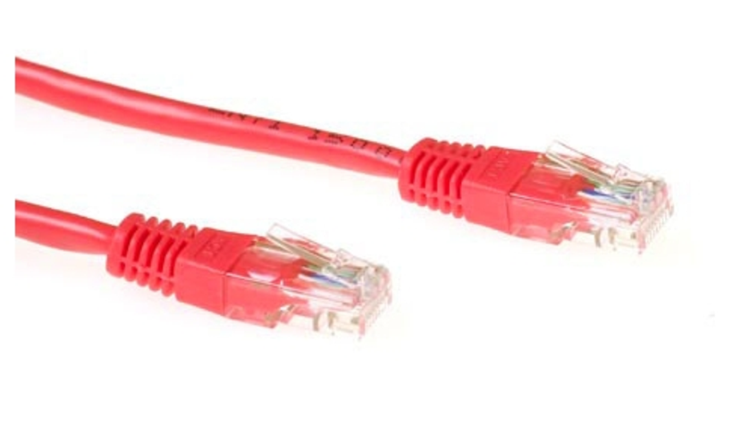 Patch Cable RJ45 U/UTP Cat5e 2m Red