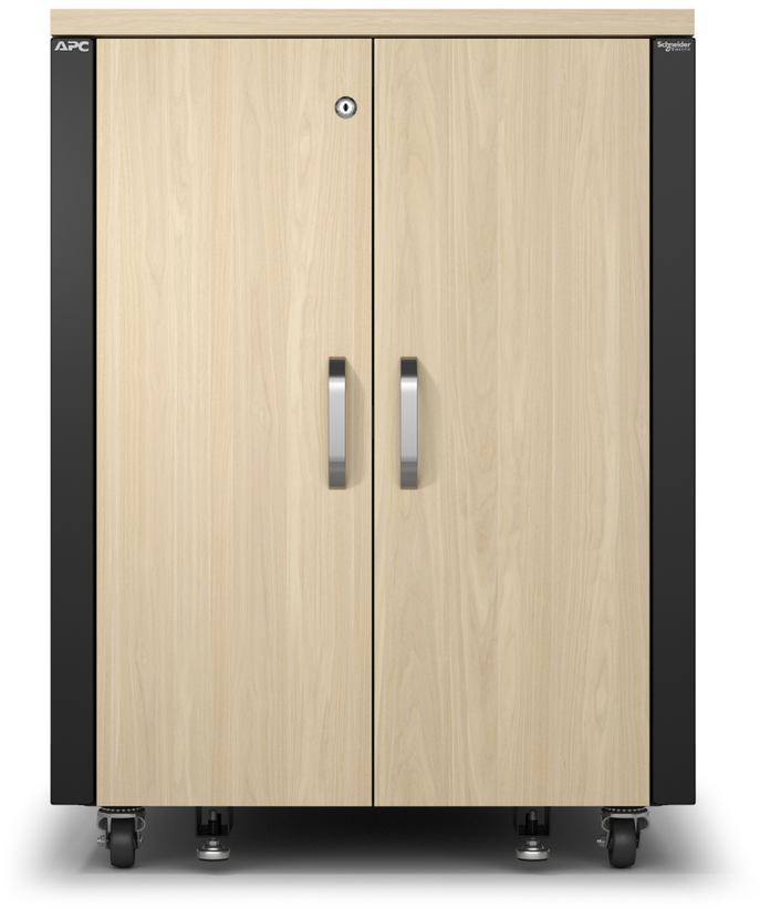 APC NetShelter Soundproof 17U Maple