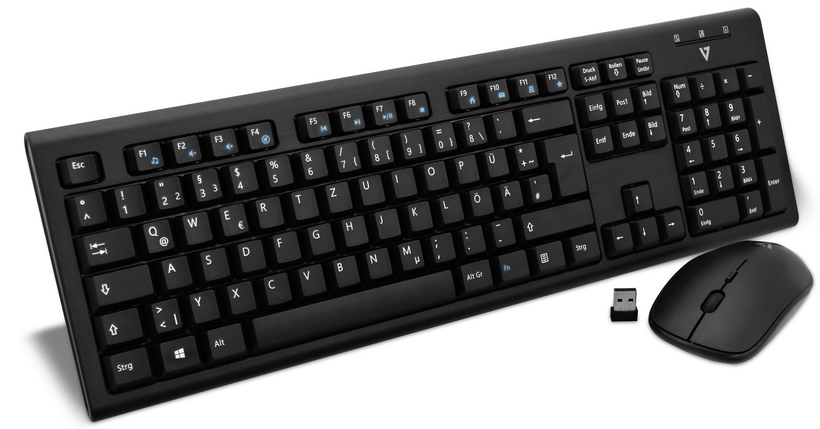 V7 CKW200 Tastatur und Maus Set