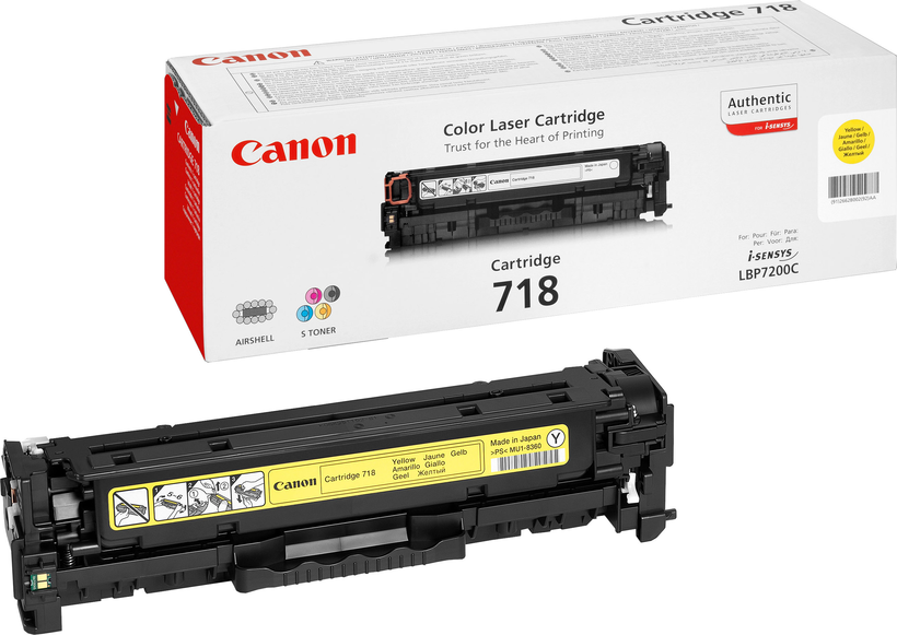 Canon 718 Toner gelb