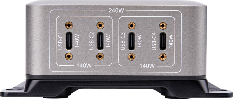 Nabíjecí adaptér StarTech 240W 4p. GaN