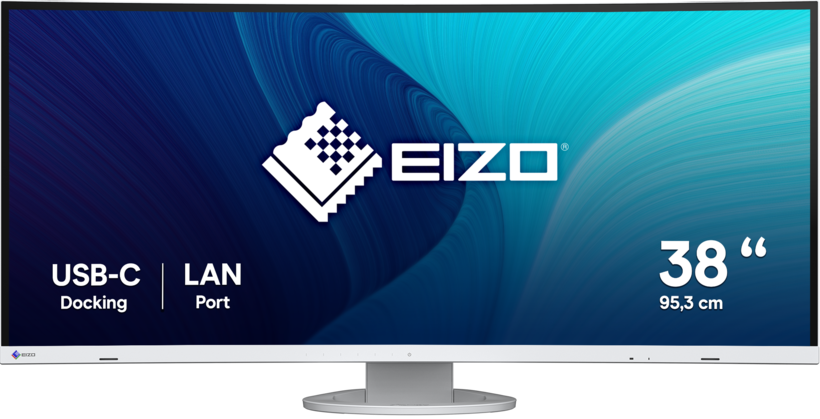 Écran incurvé EIZO EV3895, blanc