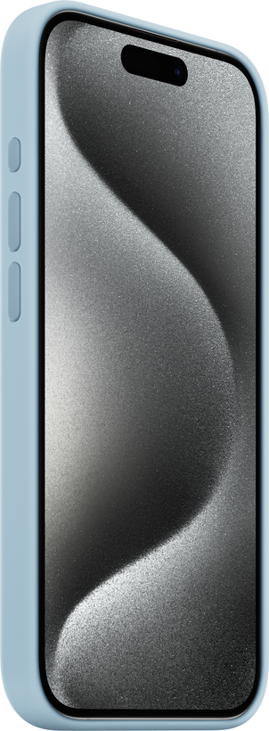 Silikon. obal Apple iPhone 15 Pro modrý