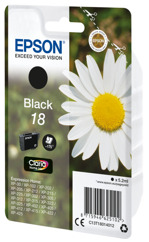Epson 18 Claria Home Ink Black