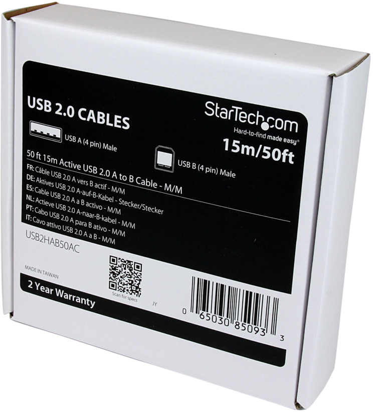 Aktivní kabel StarTech USB typ A - B 15m