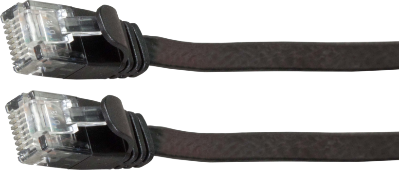 Patch Cable Flat RJ45 U/UTP Cat6a 1m