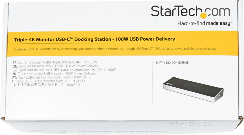 Docking USB-C 3.0 - HDMI+2x DP StarTech