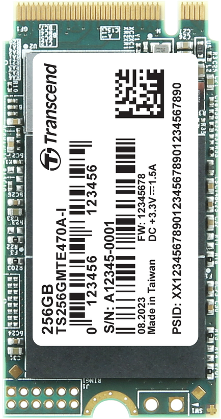 Transcend MTE470A-I PCIe M.2 256 GB SSD