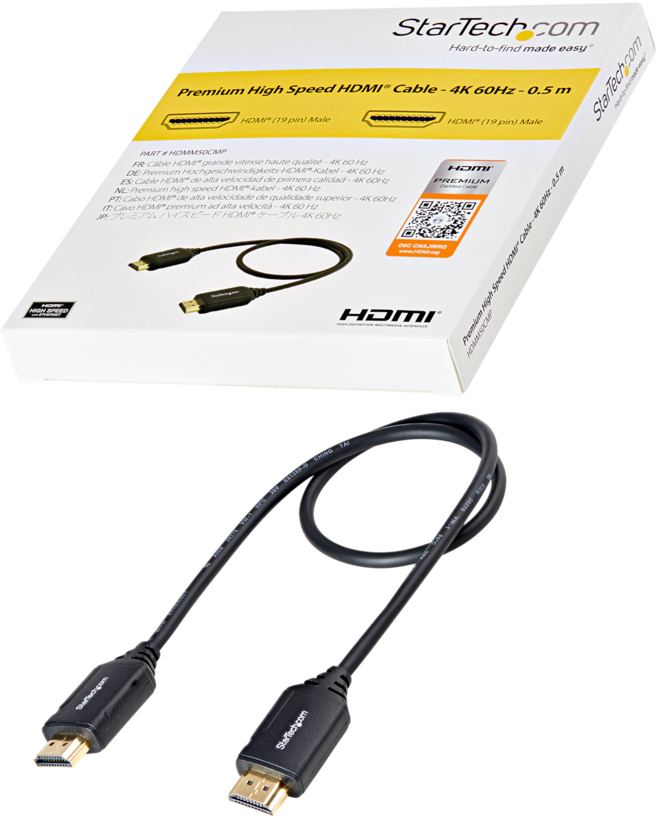 Câble HDMI StarTech, 0,5 m