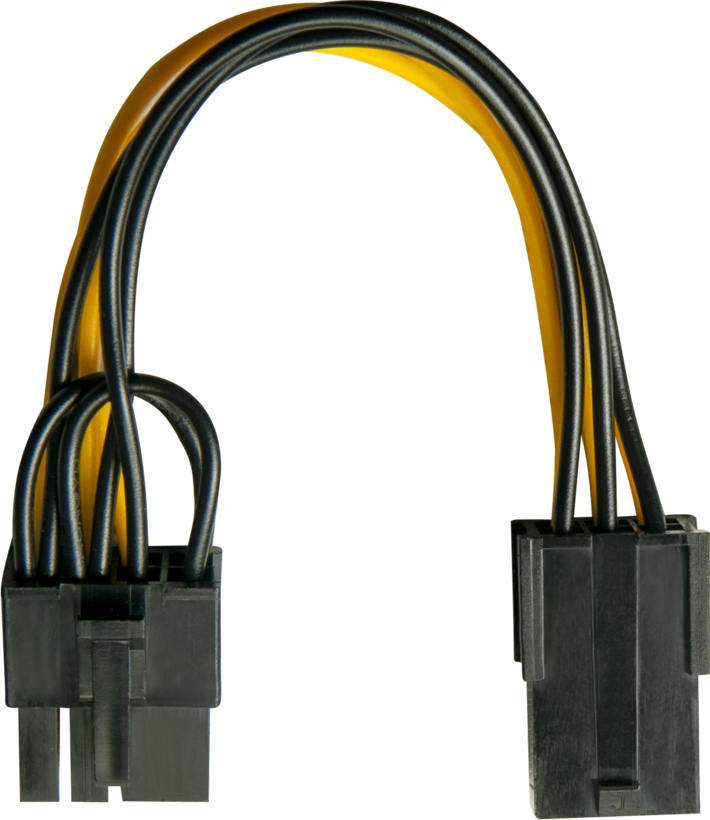 Power Adapter 8-pin/m - 6-pin/f 0.15m