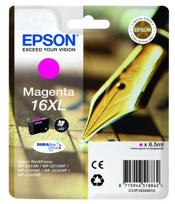 Encre Epson 16XL, magenta