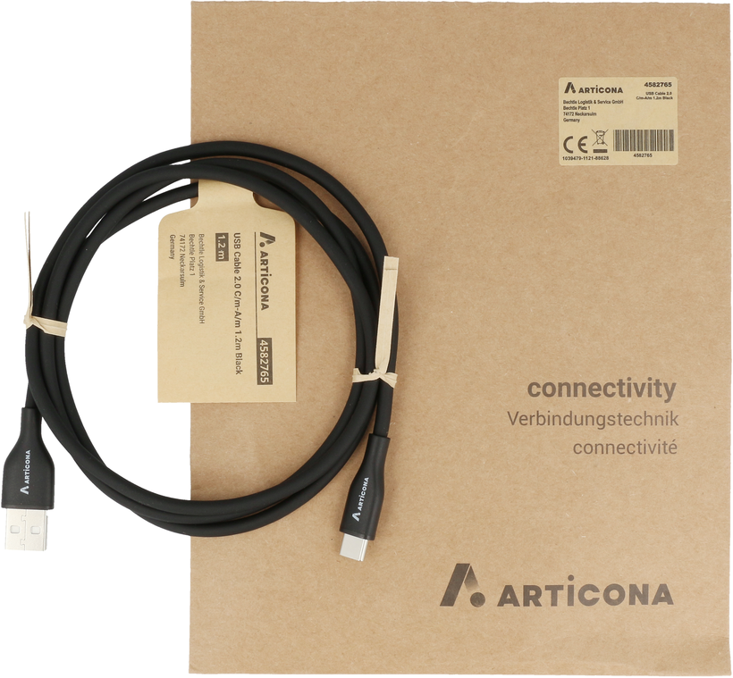 Cable ARTICONA USB tipo C - A 1,2 m