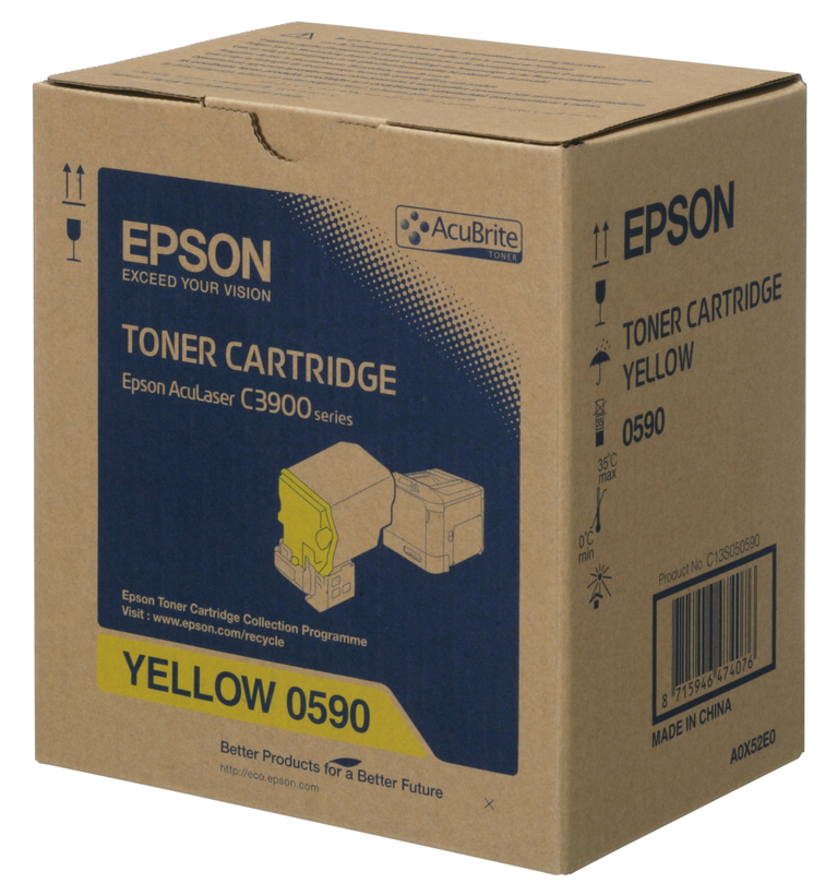 Toner Epson S050590, jaune