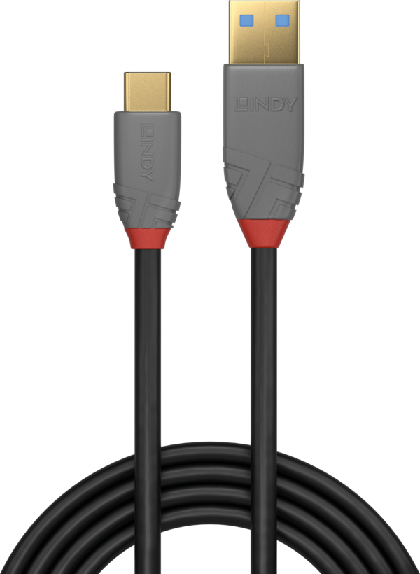 LINDY USB-A to USB-C Cable 2m