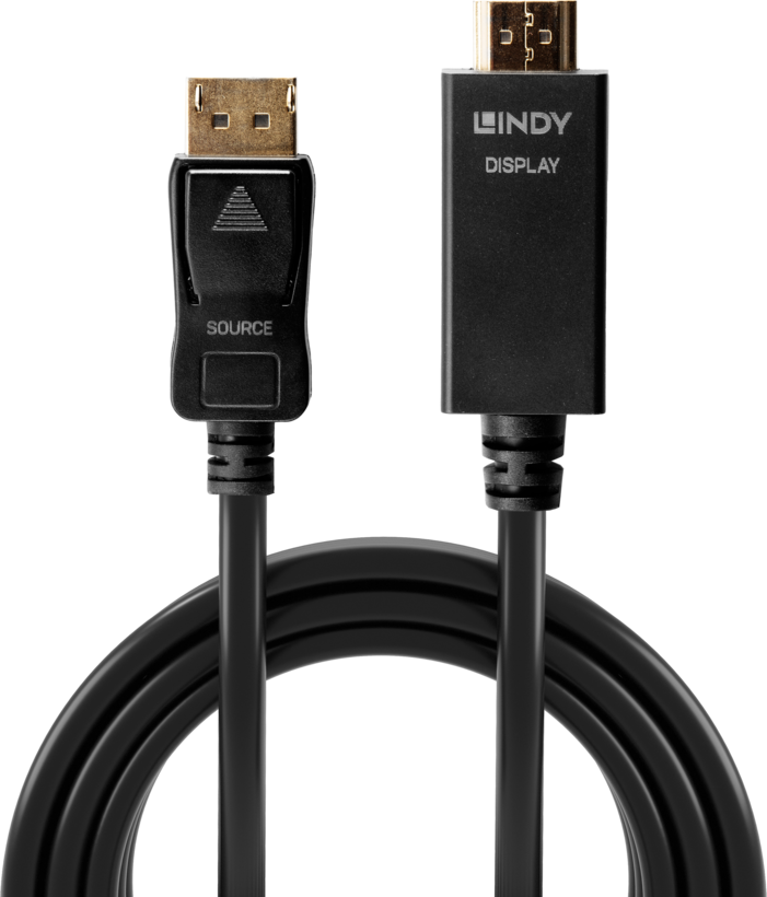 Cable LINDY DisplayPort - HDMI 2 m