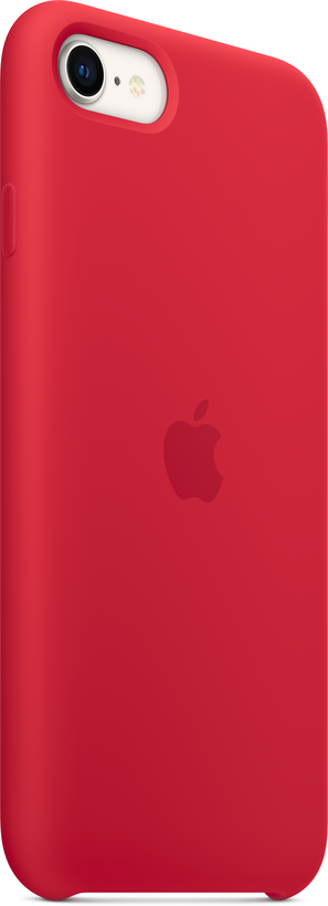 Slikonový obal Apple iPhone SE červený