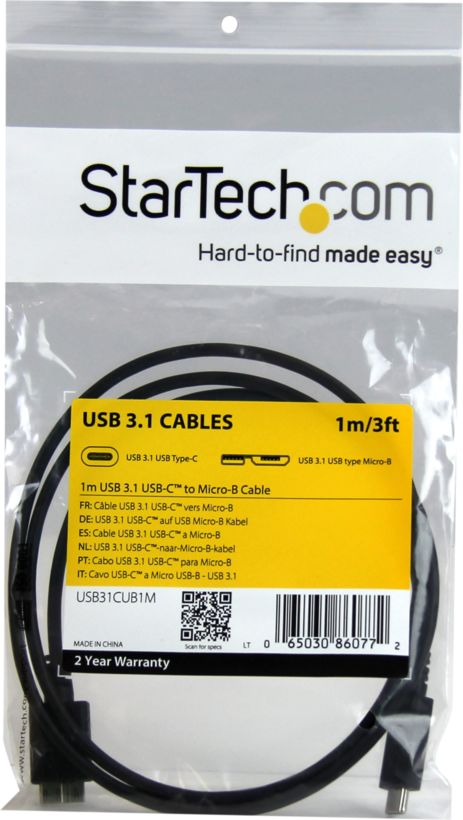 StarTech USB Typ C - Micro-B Kabel 1 m