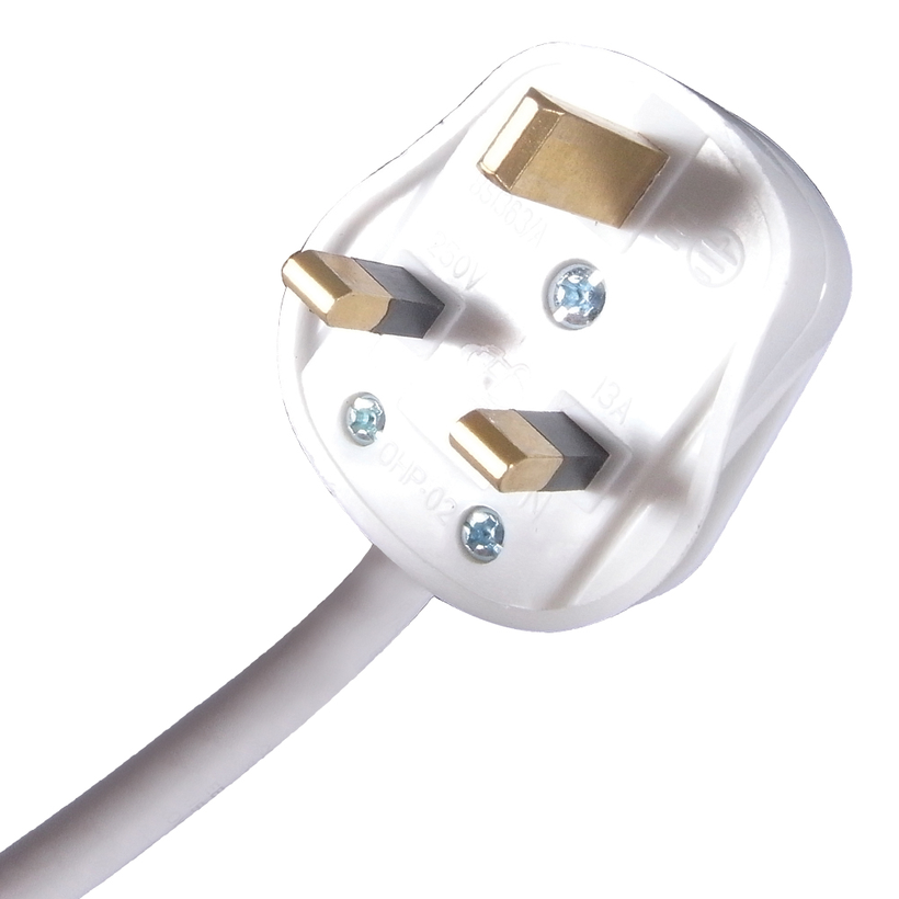 Surge Protected Ext. Lead 6 Way 5m White