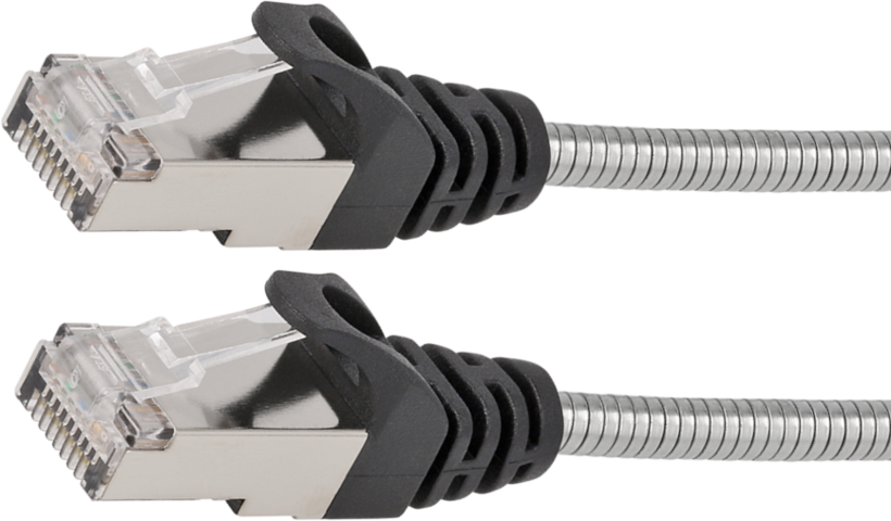 Câble patch RJ45 U/FTP Cat6a 5 m argent