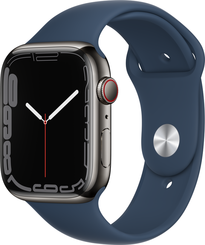Apple Watch S7 GPS+LTE 45mm Steel Grey