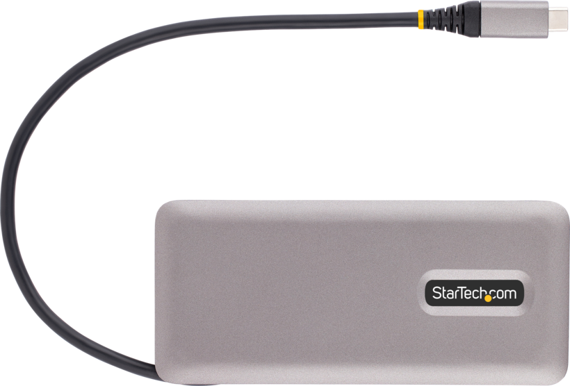 StarTech USB 3.1 4-portos hub szür./fek.