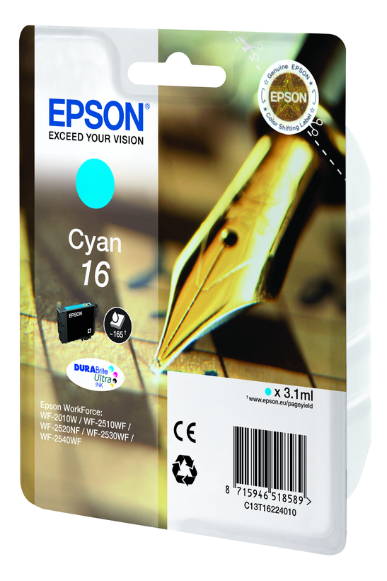 Encre Epson 16, cyan