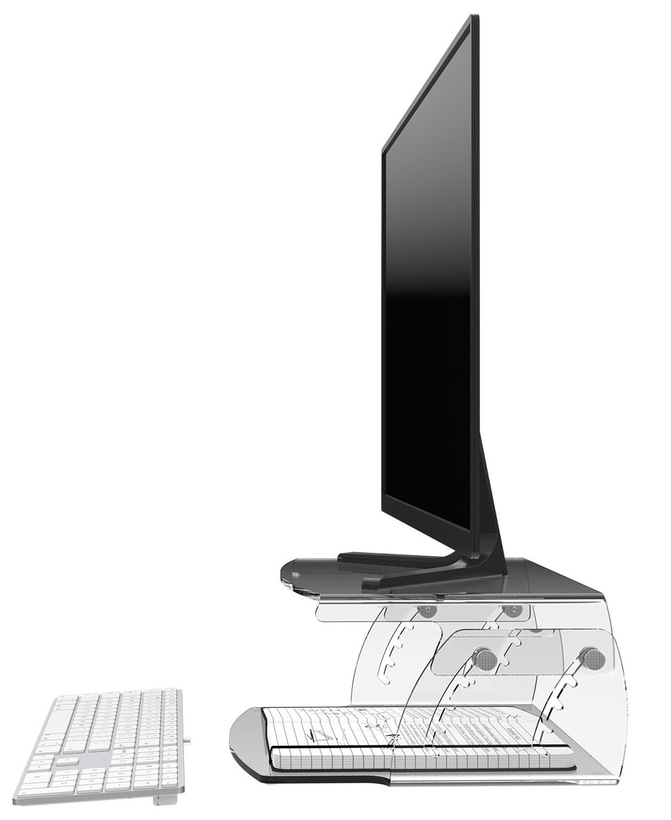 Dataflex Addit 55 Monitorerhöhung