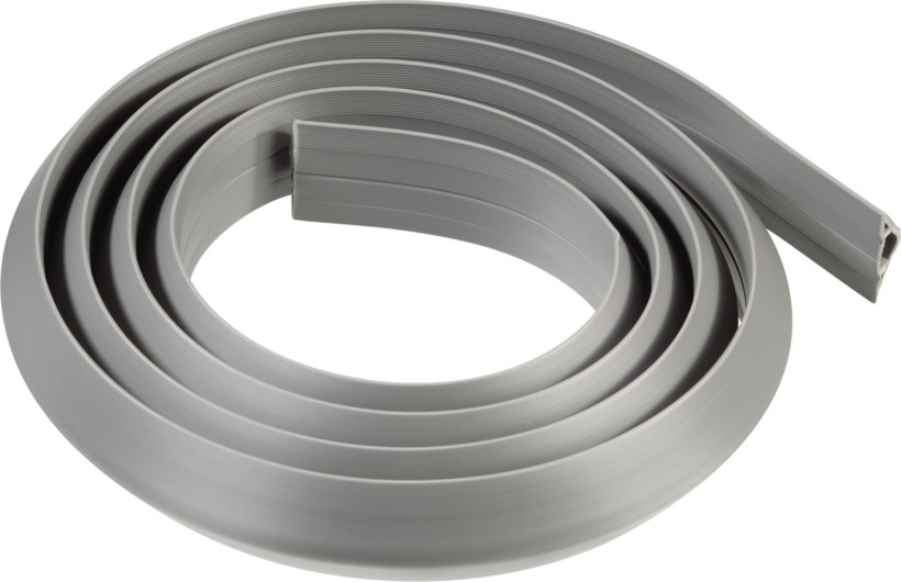 Gaine câbles semi-circ 70x21mm 1,8m gris