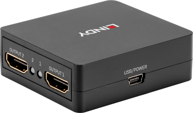 LINDY HDMI Splitter 1:2 4K