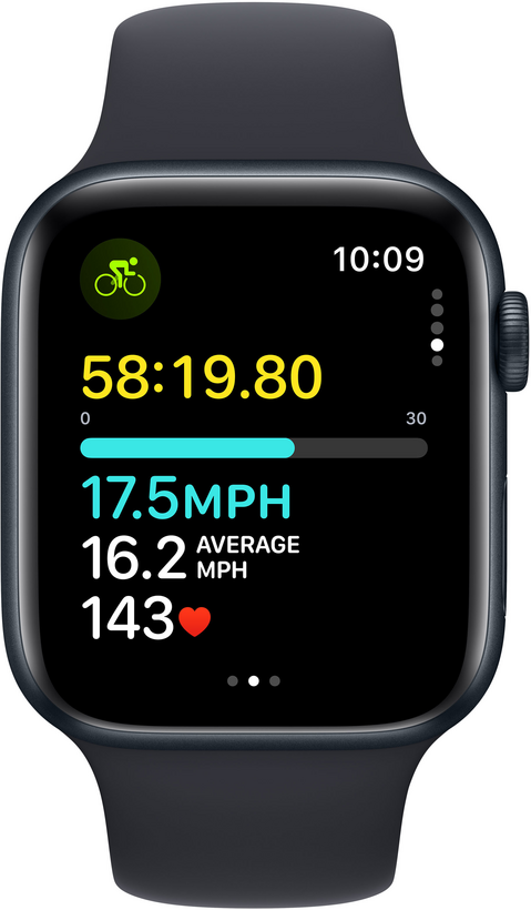 Apple Watch SE 2023 LTE 44mm půlnoc