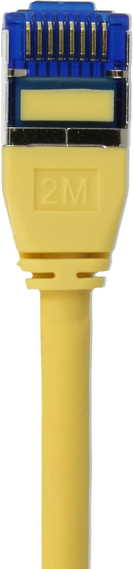 Patch Cable RJ45 S/FTP Cat6a 0.25m Yel