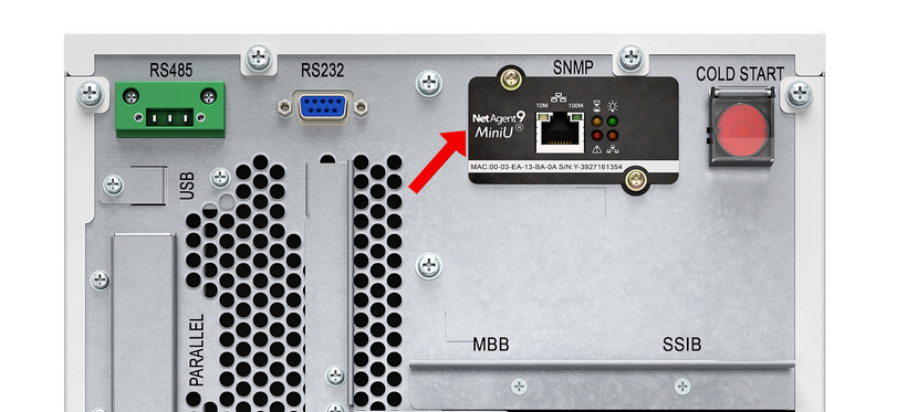 Scheda di rete per APC Easy UPS serie 3