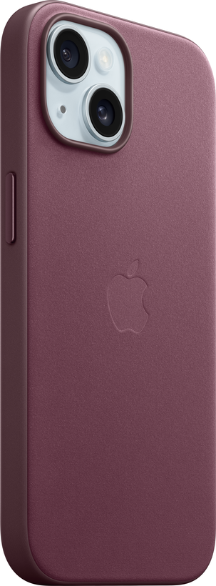 Apple iPhone 15 Feingewebe Case mulberry