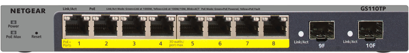 Switch NETGEAR GS110TPv3 PoE