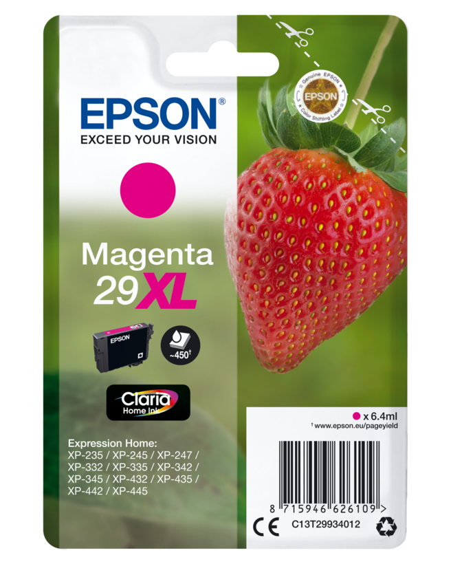 Epson 29XL tinta, magenta